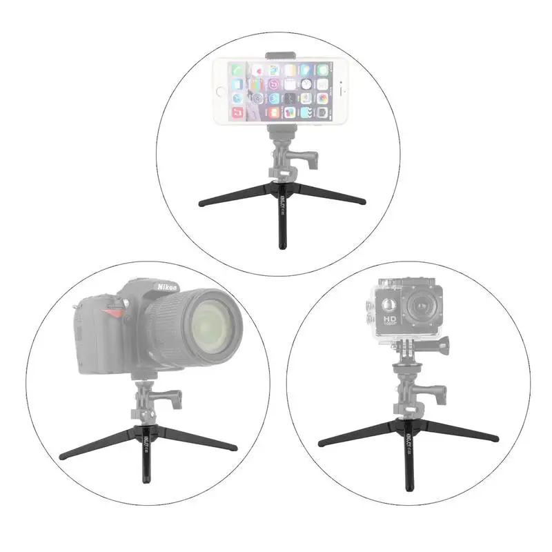  KINGJOY Mini Travel Tabletop Tripod Lightweight StandKT-30 Table Tripod Stand with Max. Load up to 