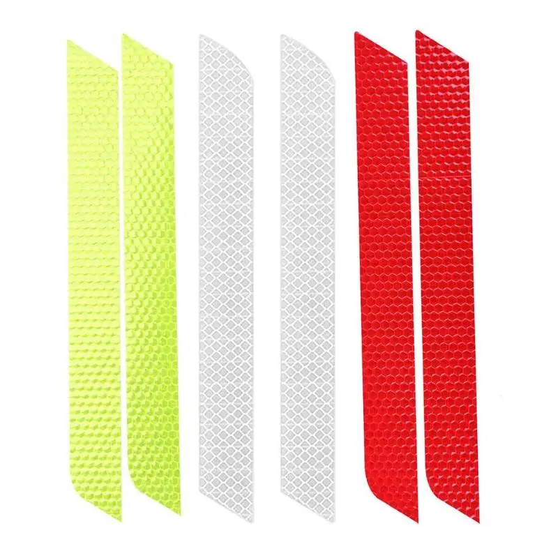 

Hot sale Car-styling Car Reflective Sticker in Reflective Strips Decal Warning Tape Rear Tail Light Bumper Strip 2pcs/4pcs/10pcs