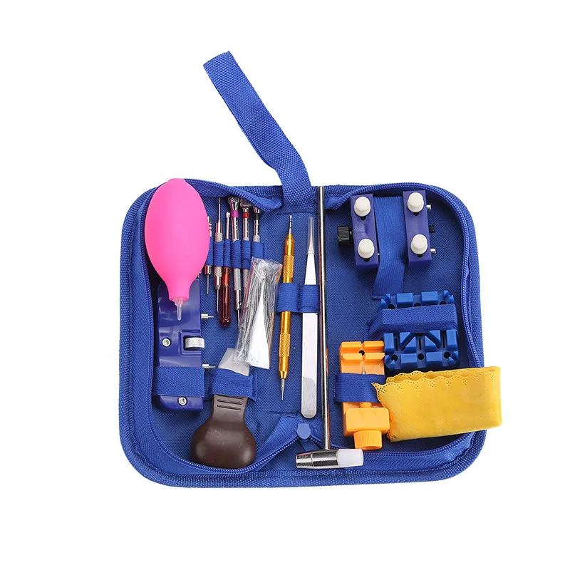 126Pcs Professional Watch Repair Tool Kit Watch Case Holder Screwdriver
