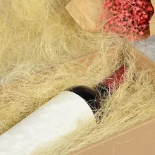 10 г в пакете DIY натуральный льняной рафия измельченный конфетти подарок/коробка наполнения материал Свадьба домашний декор украшения 62457
