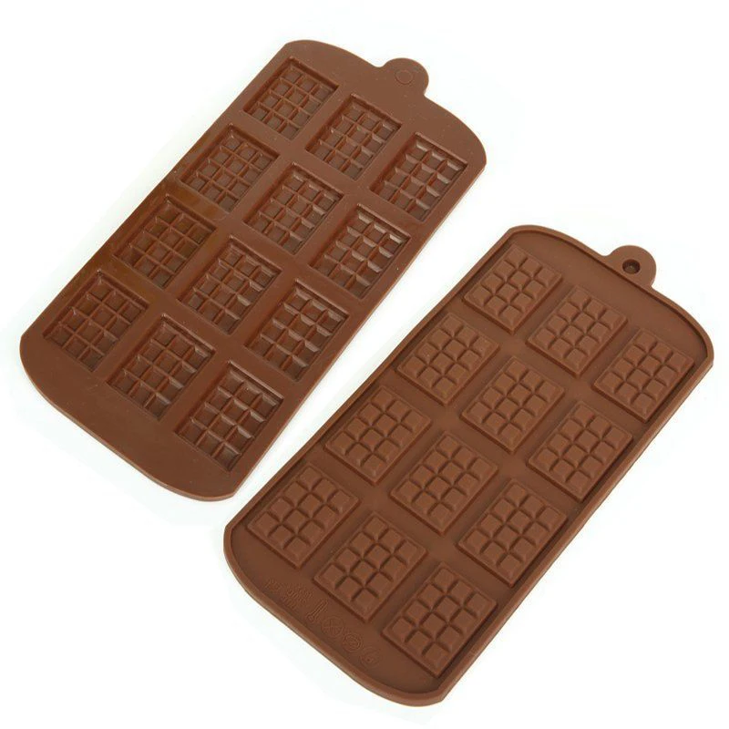 1 шт. силикон мини Шоколадная плитка форма для шоколада форма лоток для льда инструмент для украшения торта подходит для посудомоечной машины