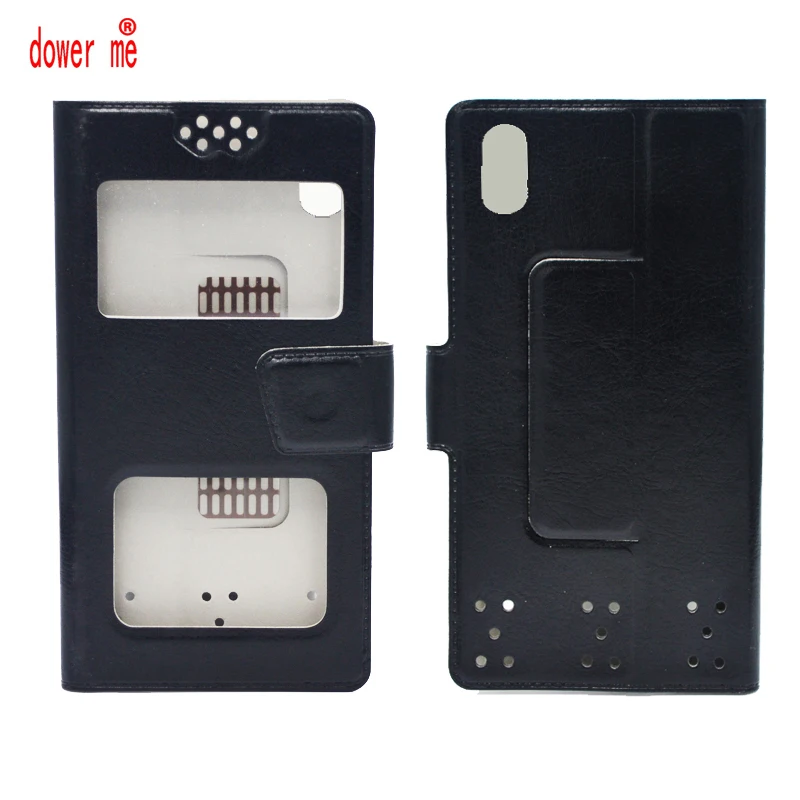 

dower me Double window Flip PU Leather Case Cover For INOI 3 Lite Smart Phone In Stock N3