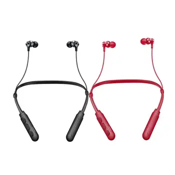 

Bluetooth V5.0 Wireless Earphones IPX5 Waterproof Sweatproof For Running Sports Hanging On Neck With Micphone Bass HiFi Stereo