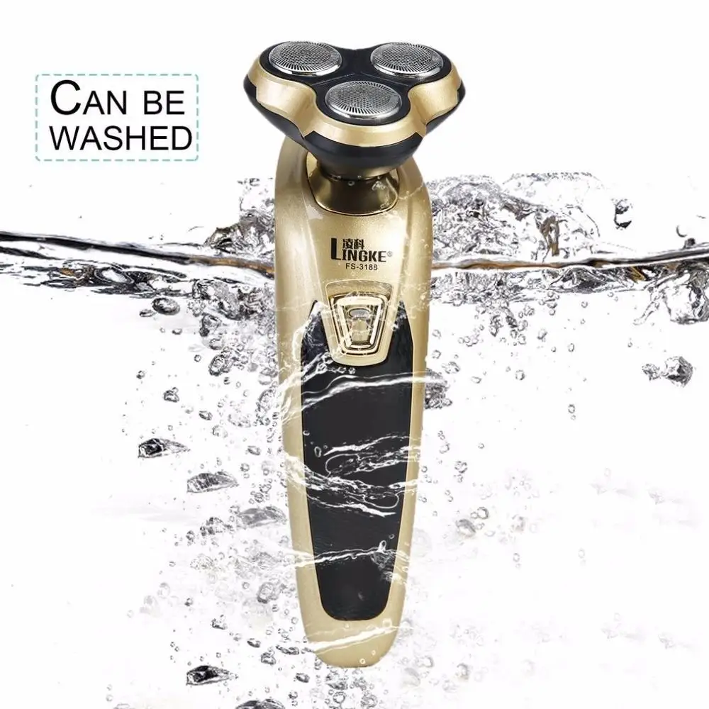 

3 In 1 Men Shaver Blade Electric Shaver Shaving Machine Rechargeable Floating Razor Washable Beard Trimmer Nose Ear Hair Trimmer