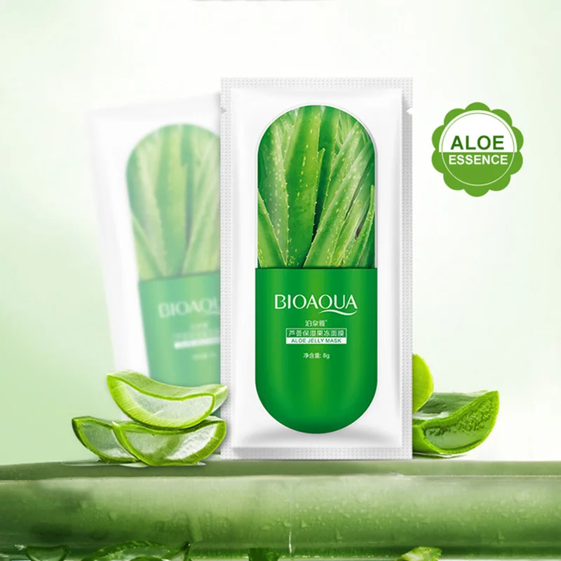 Bioaqua Jelly Mask Face Care Aloe Vera /blueberry/cherry Blossom Three Types Optional Moisturizing Sleep Jelly Facial Mask 1pcs Bioaqua Jelly Mask Face Care Aloe Vera /blueberry/cherry Blossom Three Types Optional Moisturizing Sleep Jelly Facial Mask 1pcs