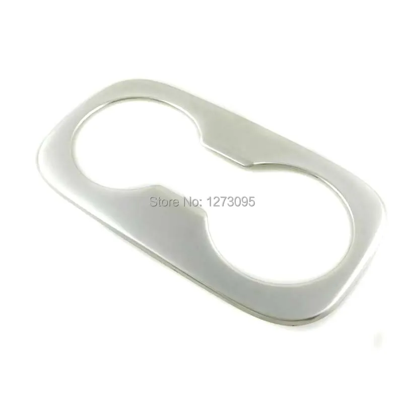 

For Chevrolet Cruze 2015 2016 Stainless Rear Seat Water Cup Holder Cover Car Cup Surround Frame Trim Cover Sticker Car Accessory