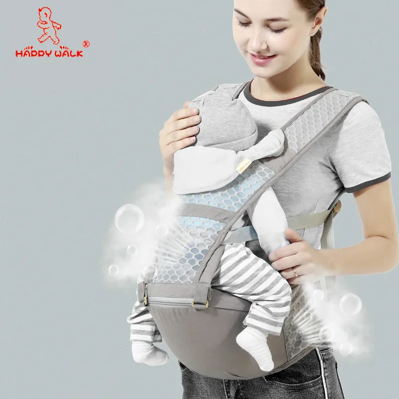 Happy walk 4-36 м хлопок Хипсит для переноски детей рюкзак для беременных слинг обёрточная бумага снаряжение плечо бедра сиденье Путешествия пояс держатель