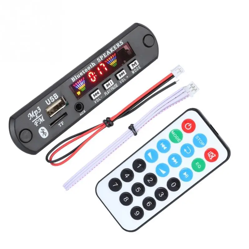 TFM01BT + U DX Bluetooth 4 цвета Экран FM APE FLAC панель расшифровки жидкокристаллического