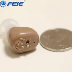 USB гарнитура слуховой аппарат перезаряжаемый глухие слуховые аппараты усилитель звука маленький в ухо с микродинамиком S-102 Бесплатная