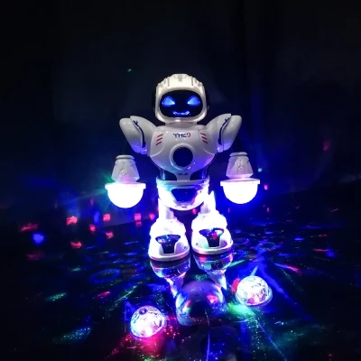 

HT-01 Kids Electronic Smart Space Dancing Robot with Music LED Light