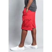 Для мужчин фитнес по колено шорты для женщин плюс размеры хлопок свободные карманы летние грузовые шорты мужские повседневные брюки треники Homme