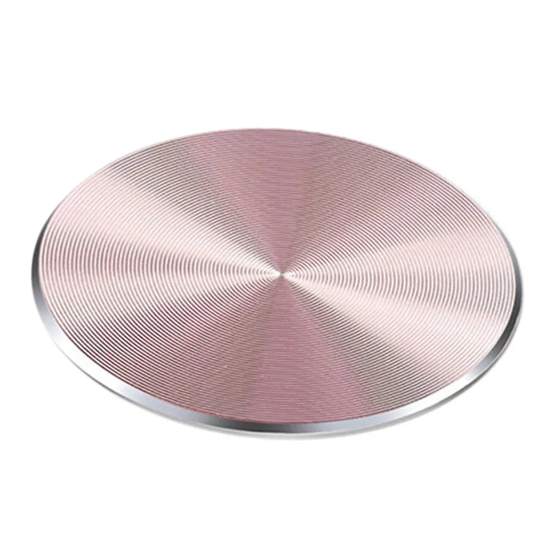 New Arrive Circular Car Mount Metal Plate for All Magnetic Cellphone Holder Scrub CD Lines Rose Gold Silver Red | Мобильные телефоны