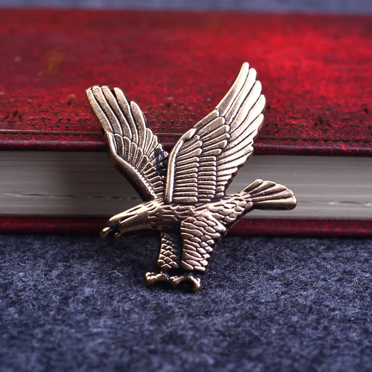 

i-Remiel 2018 New Retro Metal Gold Silver Eagle Bird Brooch Men's Brooch Lapel Badge Pin Buckle Suit Shirt Collar Accessories