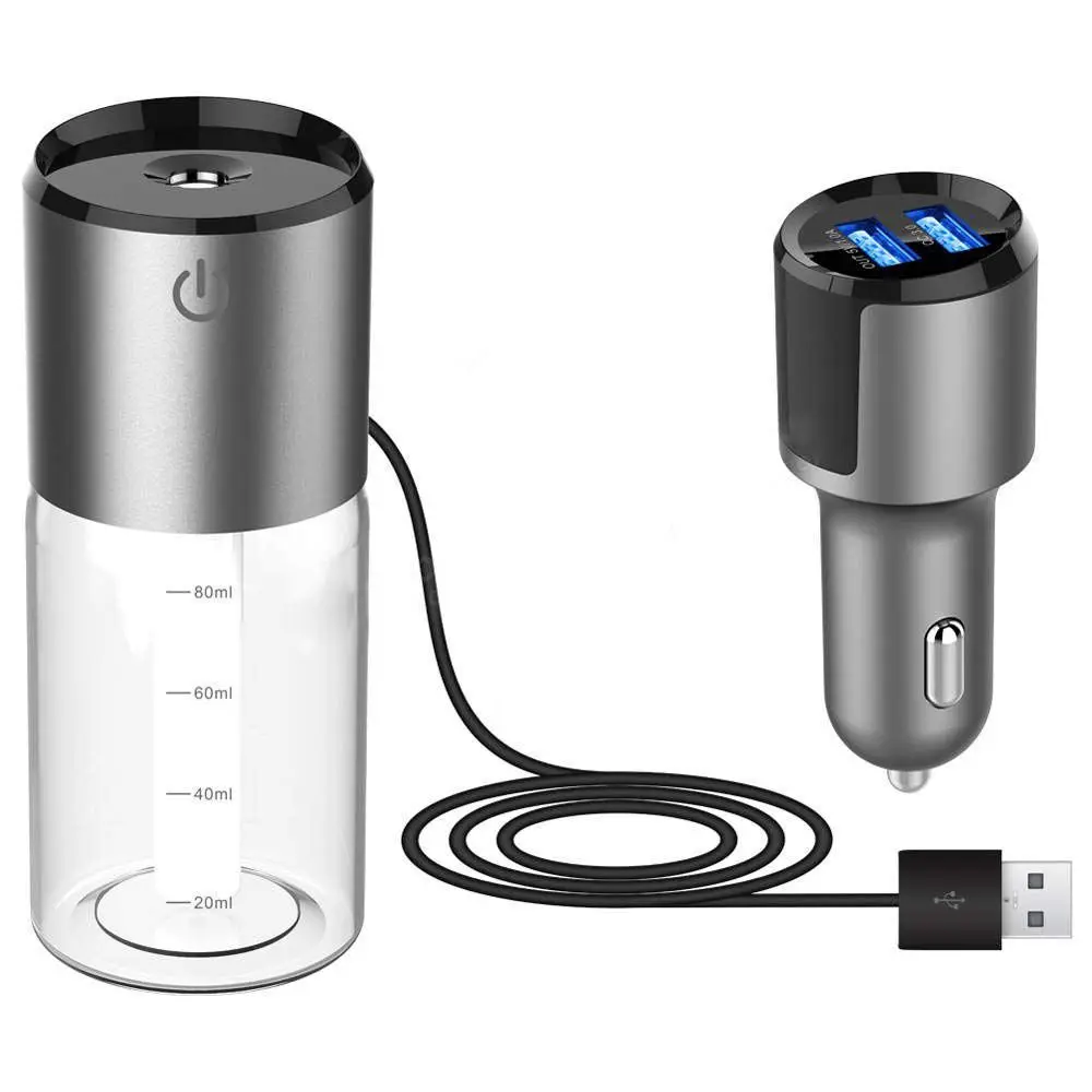 

EAS-Mini USB Vehicle-mounted Humidifier Anti-Dry Protection Air Humidifier Portable Travel Car Cool Mist Humidifier Spray Arom