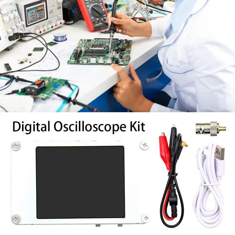 

DSO188 Handheld Mini Pocket Portable Ultra-small Digital Oscilloscope 1M Bandwidth 5M Sample Rate Digital Oscilloscope Kit