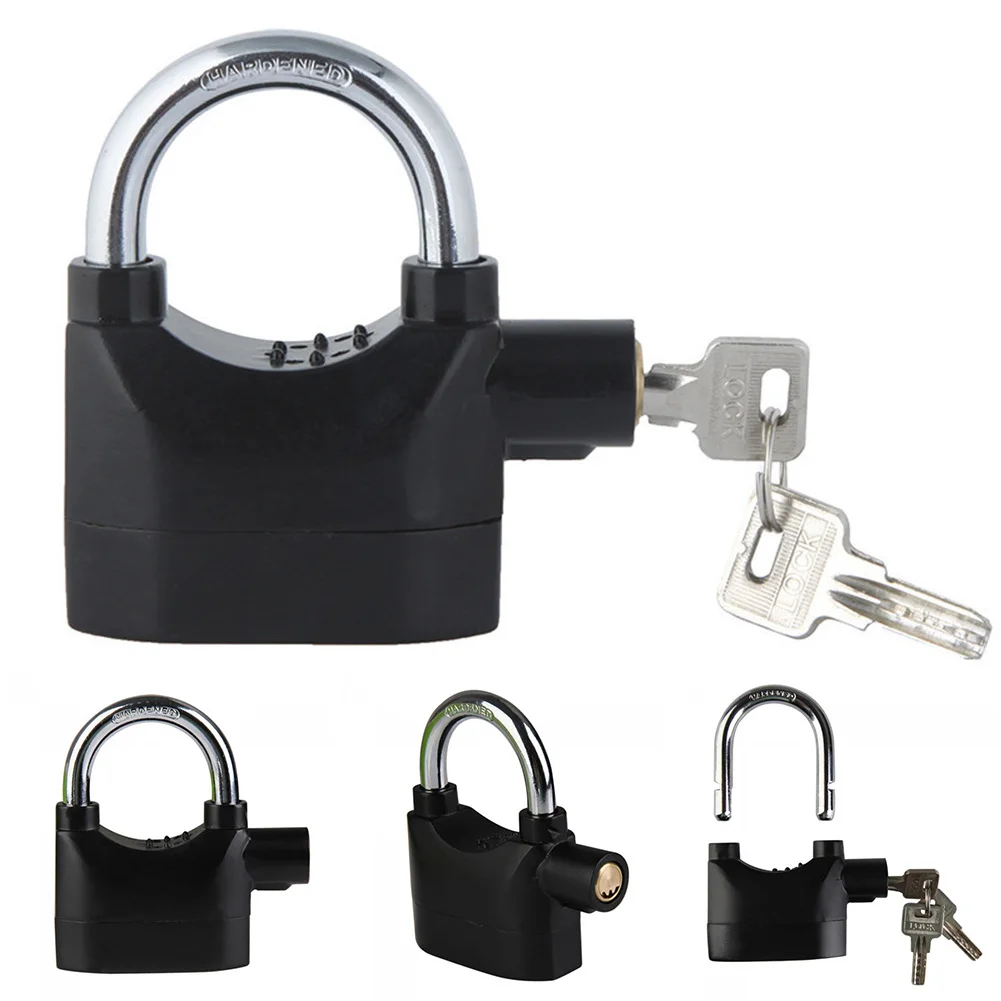 

Weatherproof 110d Loud Alarm Siren Metal Motorbike Bike Alarm Lock Sensor Security Siren Garage Padlock