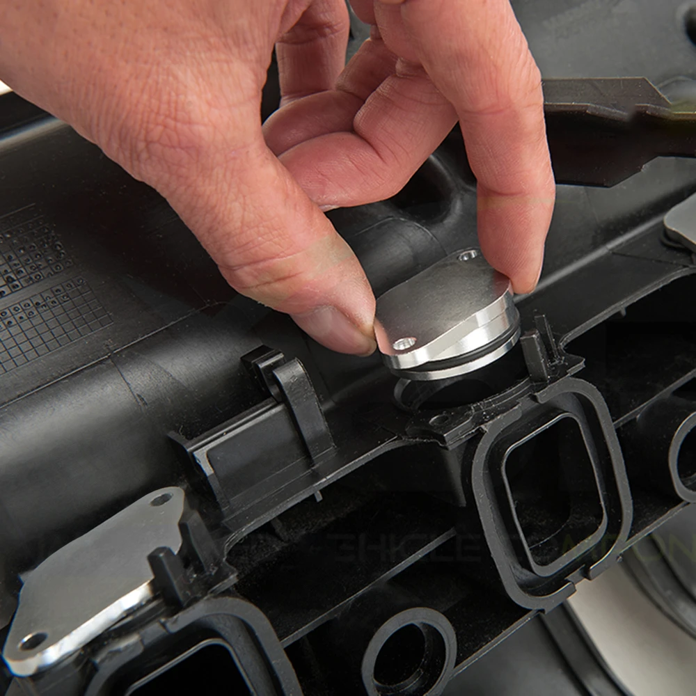 4 Pcs 22mm Car Swirl Flap Blanks Repair Tool Black for BMW 320d 330d