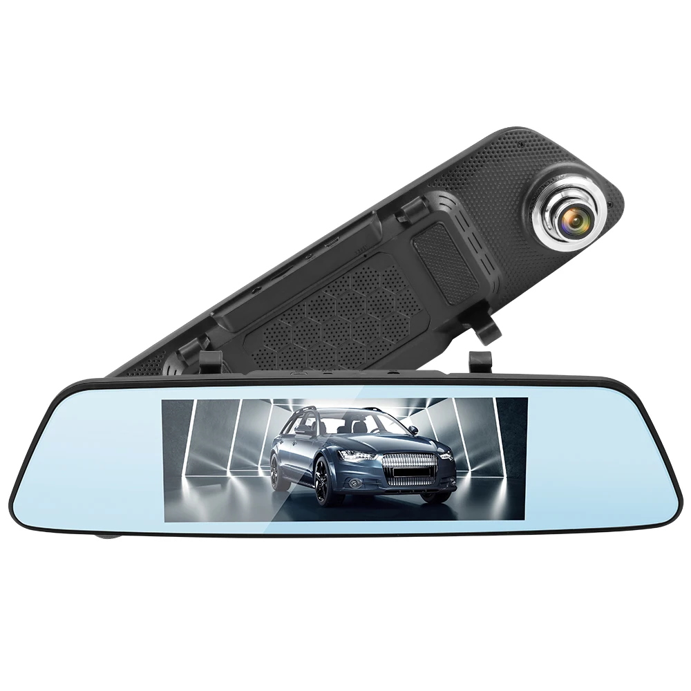 car Dash Camera 7'' Touch Screen Mirror HD 1080p Auto Dual Lens Cam 160°Ultra Wide Angle with 5.5 M Cable | Автомобили и