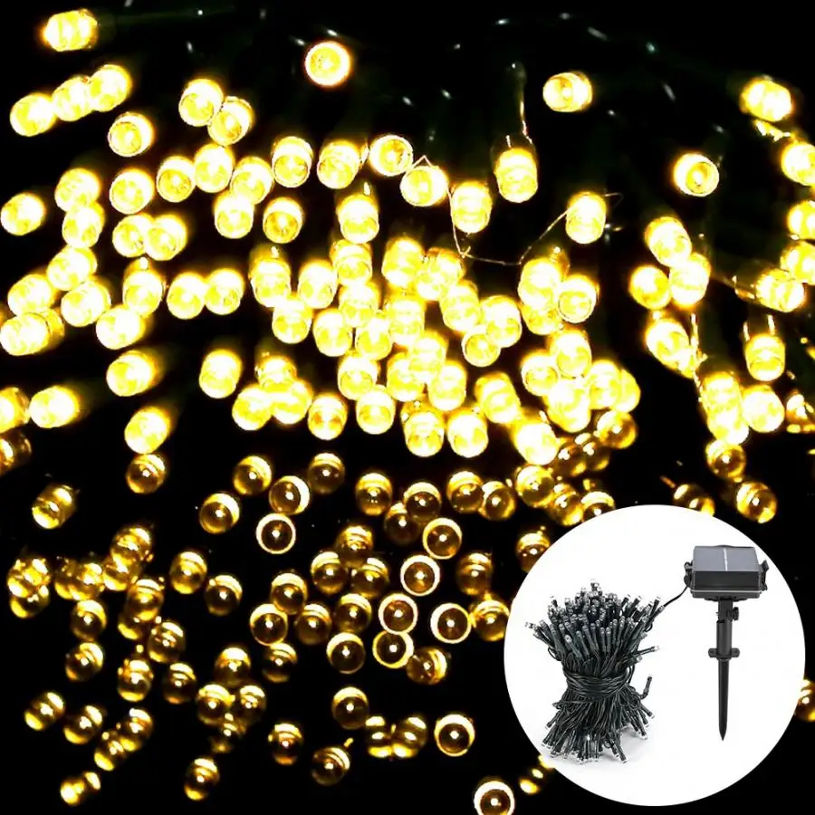 

23m LED Solar Power Fairy Light String Lamp For Party Barbecue Xmas Decor Outdoor Yard Energy saving Light Strip
