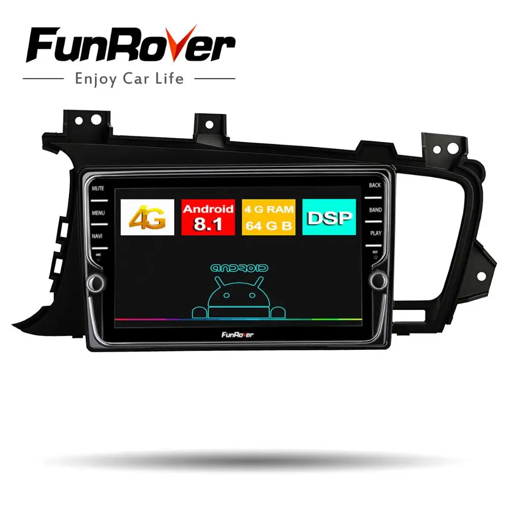 

Funrover Octa Core car radio dvd Multimedia Android 8.1 For Kia K5 Optima 2011-2015 2din car gps navigation DSP stereo head unit