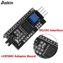 Carte adaptateur LCD1602 IIC/I2C Interface 5 V Module de convertisseur IIC I2C TWI SPI carte d'interface série pour affichage Arduino LCD1602(China)