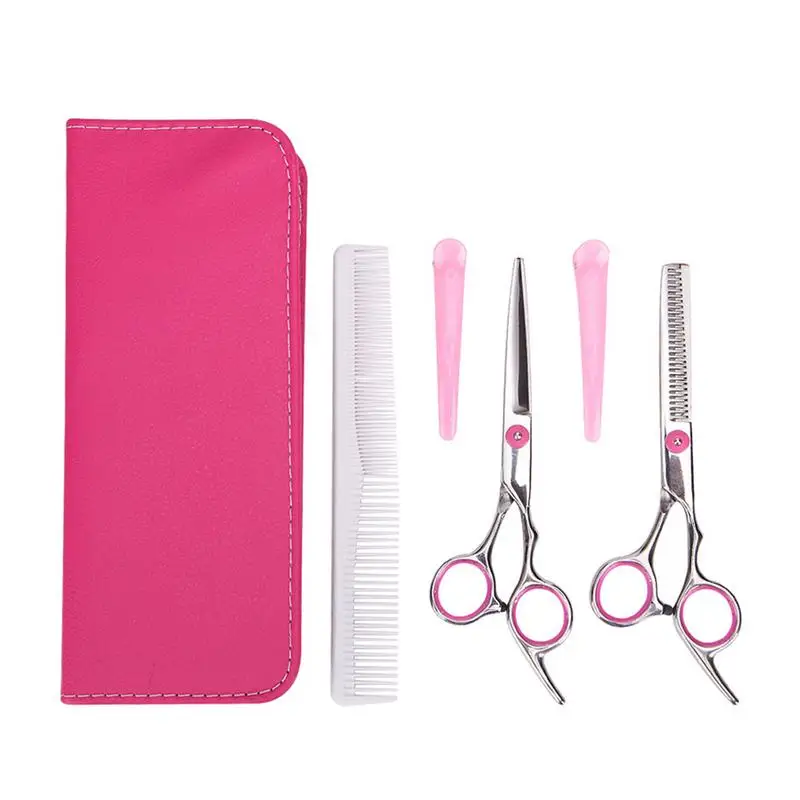 

Professional 4cr Hair Scissors Cutting Barber Makas Hair Scissor Salon Scissors Thinning Shears Hairdressing Scissors With Case
