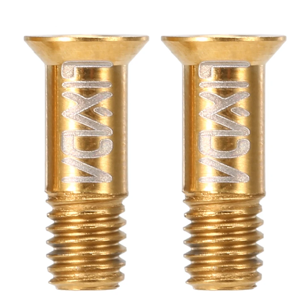 

Ultralight Cycling Titanium Alloy Screws 2PCS M5 Bike Rear Derailleur Guide Wheel Screws Bolts Spare Parts For Bicycle