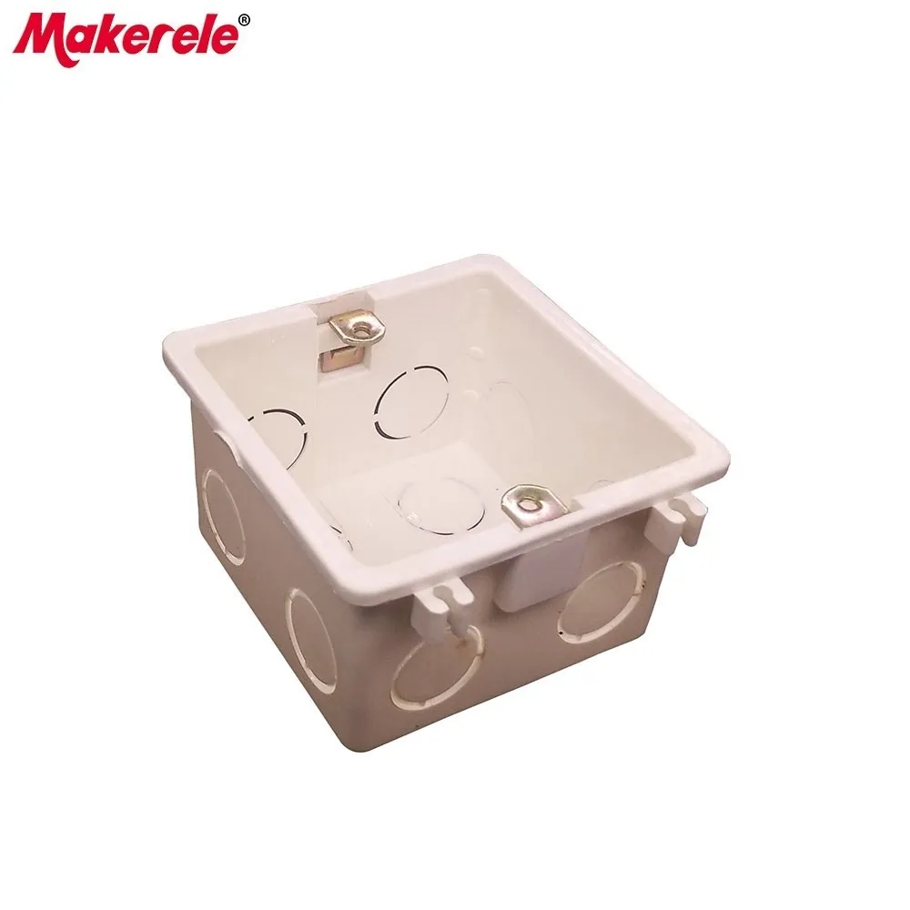 

Dark Box 83*83mm Wall Switch & Socket Mounting Plastic Electrical Junction Back Box Mounting Box Quality Choice
