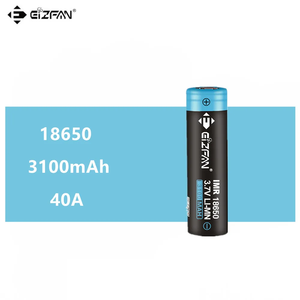 EIZFAN 18650 3100mAh 40A EFAN электронная сигарета аккумуляторная батарея для SMOK Alien Joyetech Eleaf