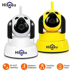 Hiseeu ip-камера для домашней безопасности Wi-Fi беспроводная умная собака wifi камера видеонаблюдения 720 P Крытый детский монитор ночного