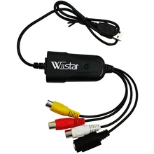 Wiistar драйвер USB 2,0 Карта видеозахвата Easycap захват для Windows 10/8/7/XP захват видео Конвертация VHS