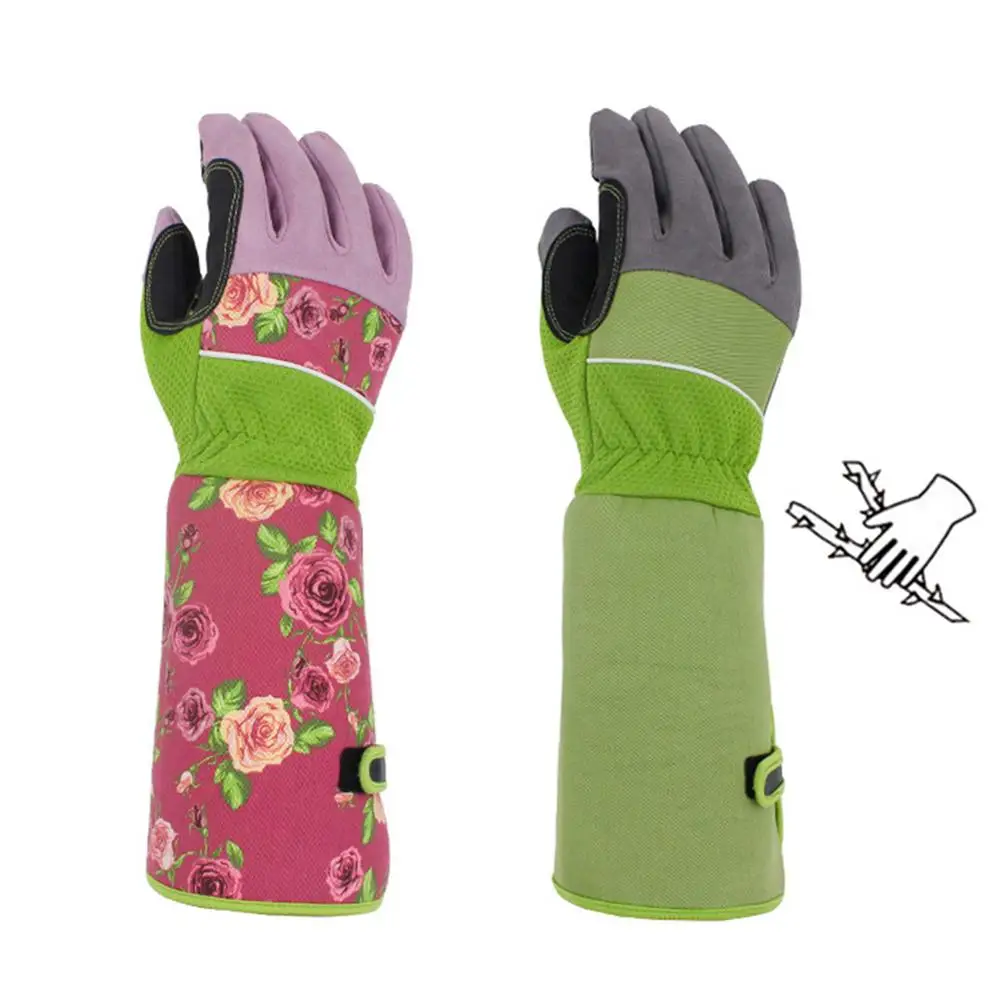 Профессиональная Роза Обрезка Thornproof Садоводство перчатки с удлиненным предплечье защита для женщин-прокол устойчив