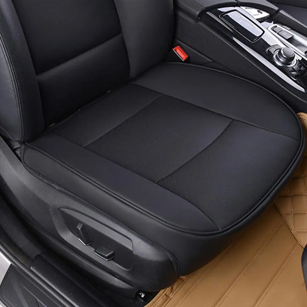 

Universal Car Seat Cover Breathable PU Leather Pad Mat For Auto Chair Cushion Car Front Seat Cover Four Seasons Anti Slip Mat