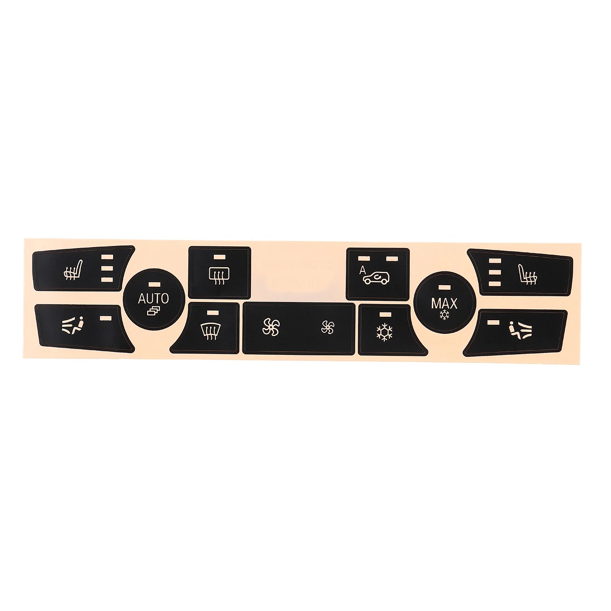 

Car Replacement AC Dash Climate Control Button Repair Stickers For 2007-2013 For BMW X5 Interior PartsFix Faded Ugly Buttons
