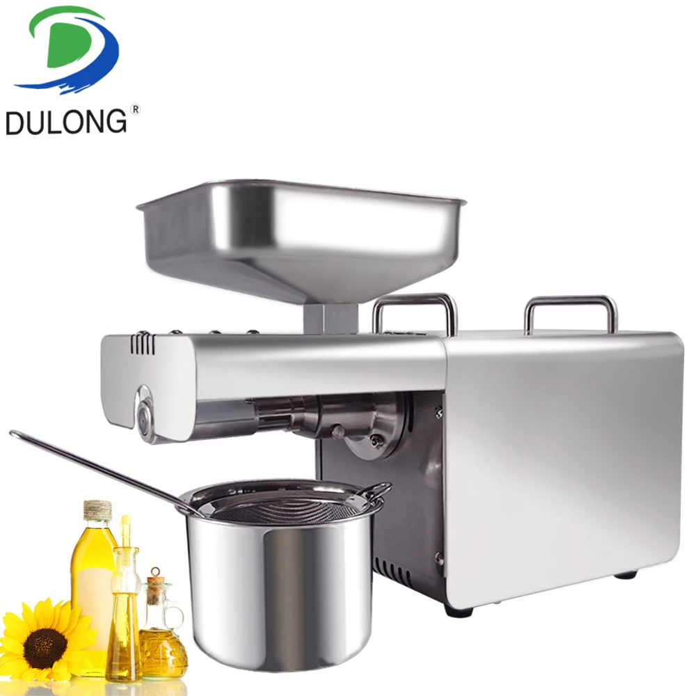 Small sunflower oil pressing machine cooking oil making machine mini electric oil machine sesame