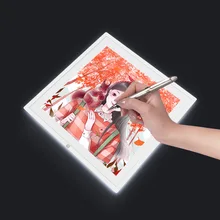 Ультра-тонкий портативный светодиодный светильник Pad Tracer бесступенчатый светильник для отслеживания яркости