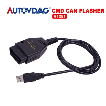 

2020 New Arrival CMD CAN Flasher V1251 Read And Write Flash Memory CMD1251 CAN Flasher Free Shipping