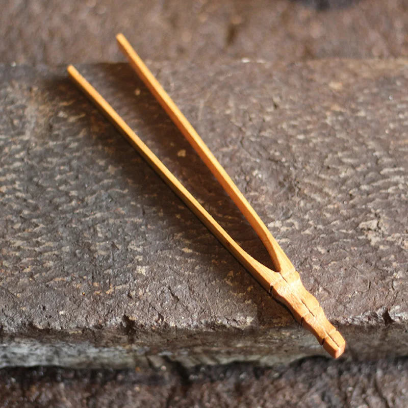 Natural Bamboo 5 Pcs Puer Tea Tools Accessories Teaware Set Include Needle Spoon Clip Tea Strainer Infurse Vintage Handmade