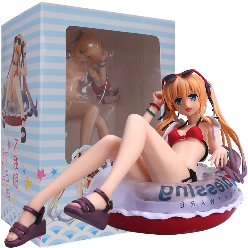 

GZTZMY Anime Saekano How to Raise a Boring Girlfriend Swimsuit Ver. Eriri Spencer Sawamura 17 Sexy girl PVC Figure Toys gifts