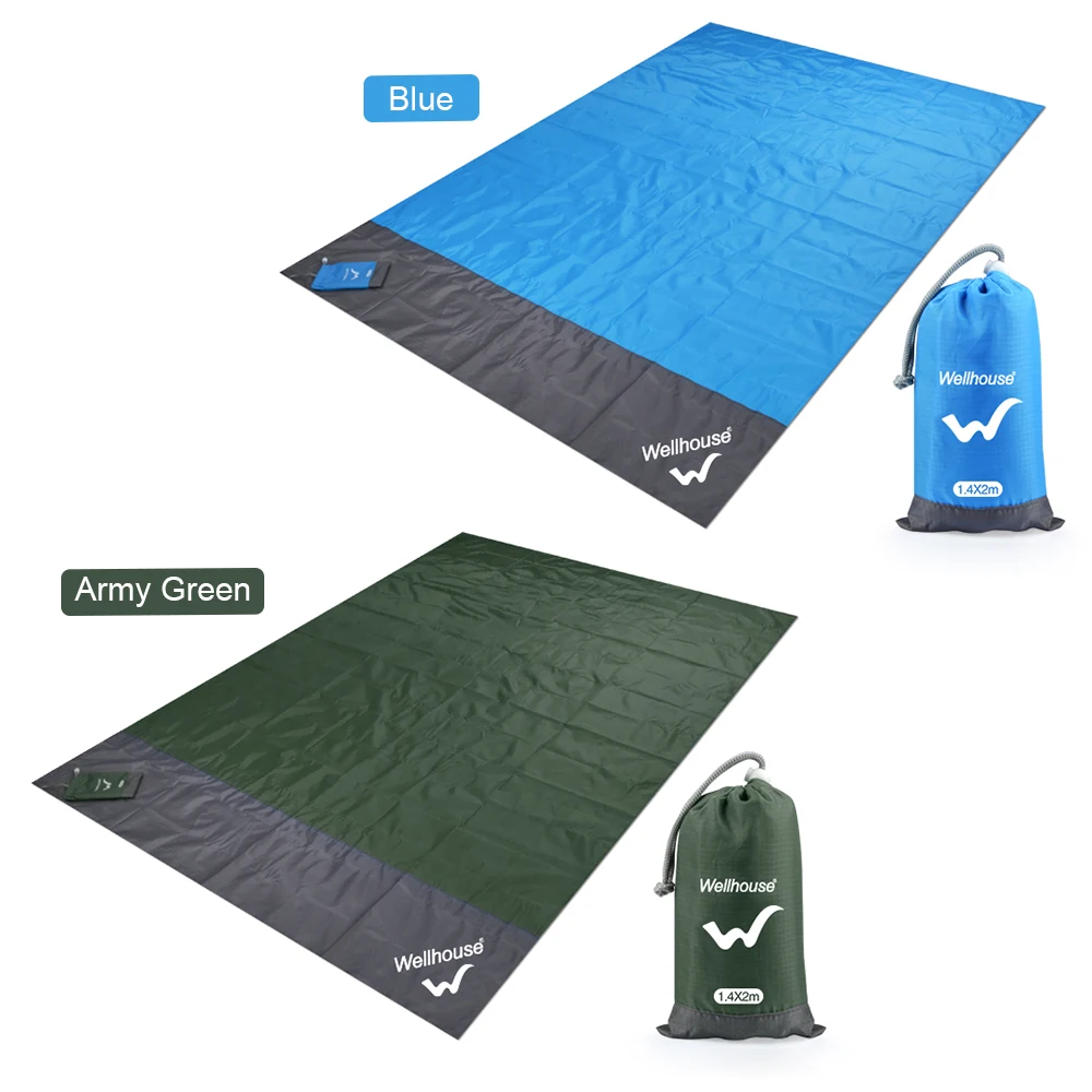 

Lixada 2019 Outfoor Camping Mat Waterproof 2 Person Picnic Mats Portable Beach Mat Ground Blanket 2x2.1M/1.4x2M