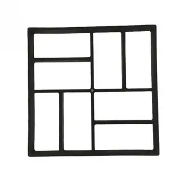 

Square Path Maker Mold Reusable Concrete Cement Stone Design Paver Walk Mould DIY Reusable Concrete Brick Mold