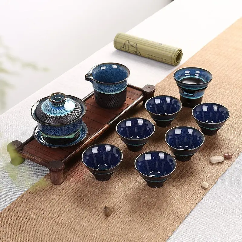 

Chinese Kung Fu Tea Sets Teaware Set Gaiwan Ceramic Teapot Teaset Gaiwan Tea Cups Of Tea Ceremony Tea Pot Traveller Teaware Sets