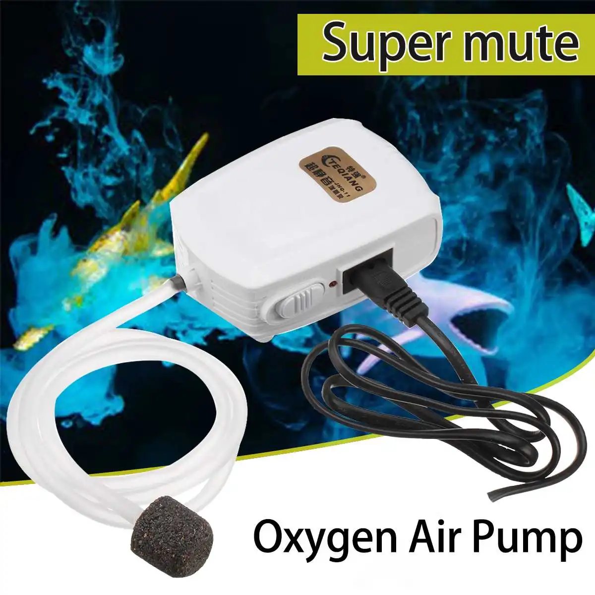 

Portable Rechargeable Oxygen Aerator Ultra-silent Water Oxygenator Air Flow Maker Pump for Outdoor Fishing Aquarium Fish Tank