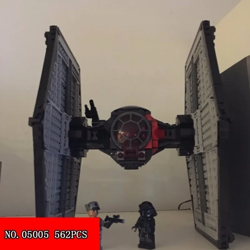 

Lepin Happy 05005 Star Wars Series Tie Titanium Children Alpinia Oxyphylla And Education Assembling Building Block Toys 562pcs