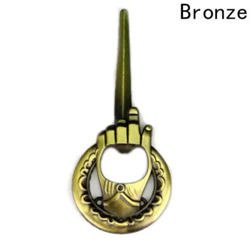 Faroot Игра престолов рука короля серебро бронза металла открывалка для бутылок мода ручная клавиша кольцо кольца мистер ювелирные изделия