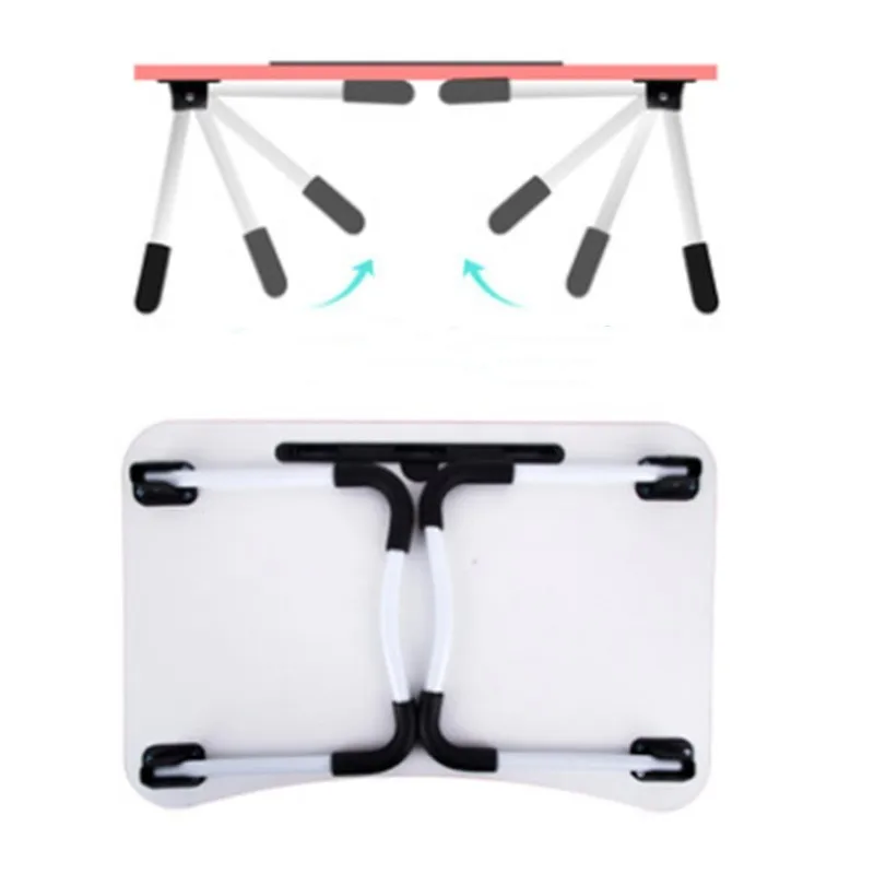 Non-slip Wooden Folding Notebook Table Study Desks Portable For Home School Small Foldable Furniture Escrivaninha Lap Desk
