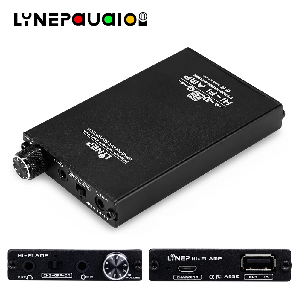 

Earphone Amplifier Portable Enthusiast Hi-Fi Earphone Amplifier OPA2604AP+OPA2107AP Chip Combination Built-In 1200mHA Battery