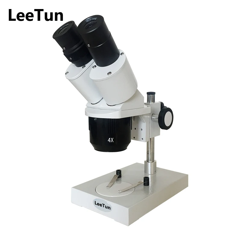 

10X-20X-30X-40X Binocular Stereo Microscope with WF10X Eyepiece Smartphone Repairing PCB Inspection Illuminated or NOT