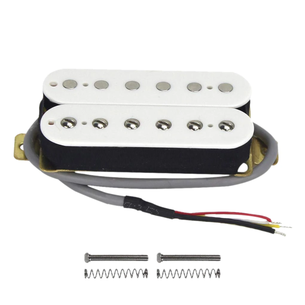 Электрическая гитара Humbucker пикапы Alnico V пикап белый|Детали и аксессуары для