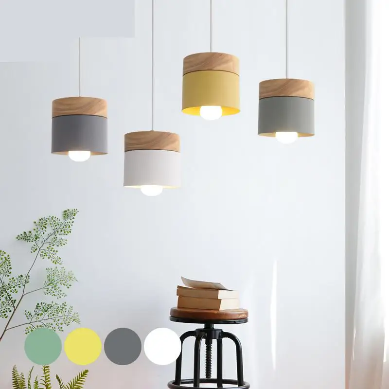 Nordic Style Wooden Lamp For Baby Kids Room Restaurant Pendant Nordic Style Wooden Lamp For Baby Kids Room Restaurant Pendant Modern Simple Wood Hanging Lights Bar Balcony Aisle Lamps In From